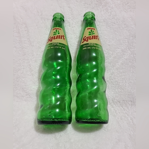 2 Swirl Squirt Soda Pop Bottle 12 Fl Oz Quitased Hecho Made in Mexico - Picture 9 of 9